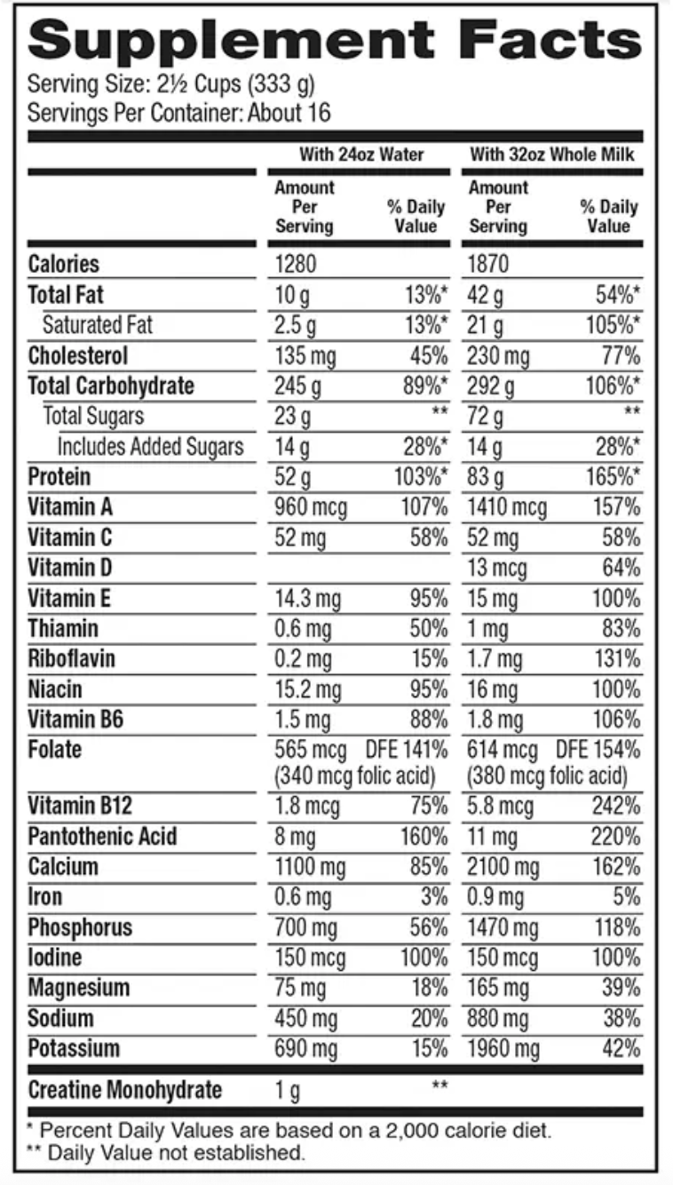 super mass gainer 12lb