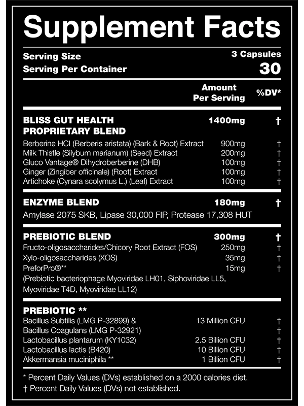 Bliss Sascha 90 Cápsulas