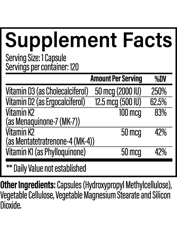 D3+K2 Simply 120 Capsulas