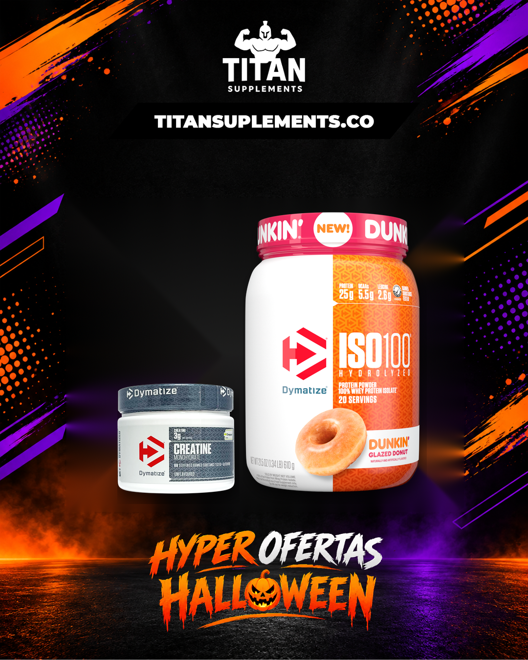 Combo ISO100 3 lb + Creatina 300 g