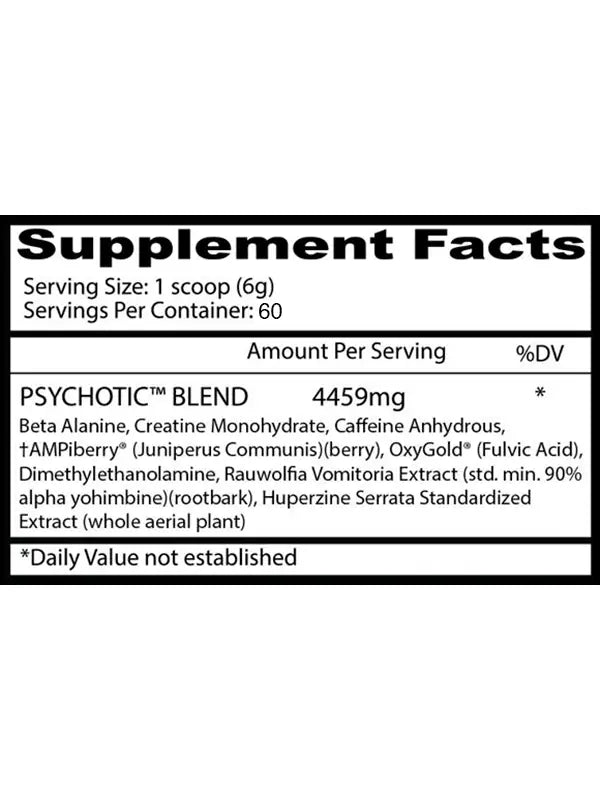 Psychotic Red 35 Servicios