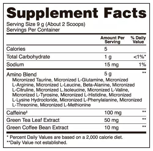 Amino Energy 30 Servicios