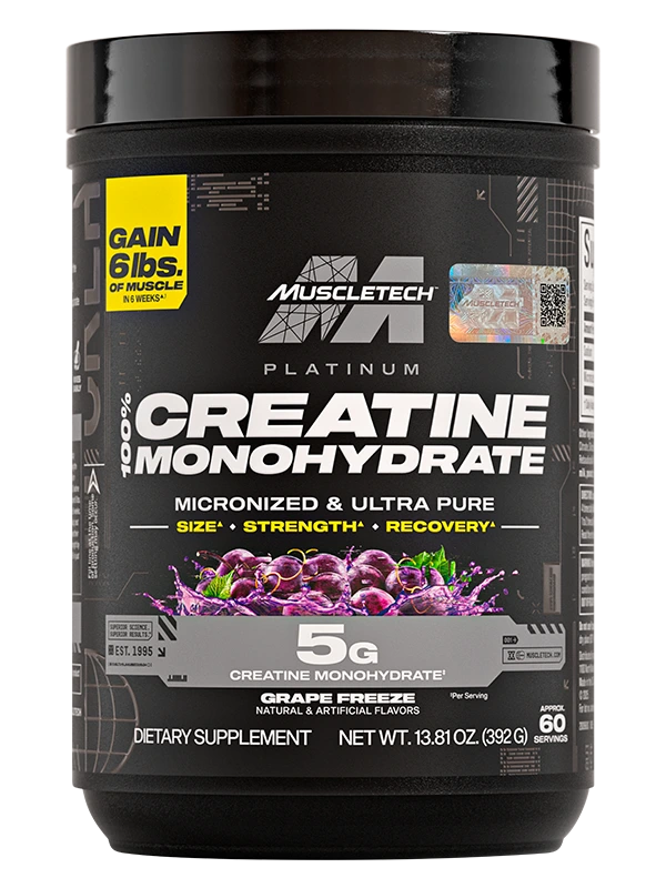 Creatina Platinum 60 servicios Muscletech