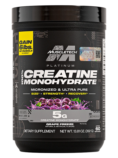 Creatina Platinum 60 servicios Muscletech