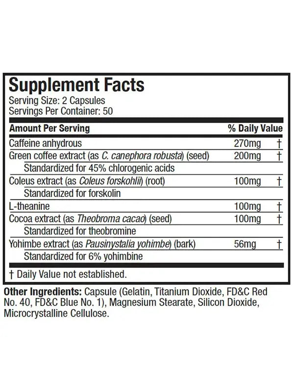 Hydroxycut Elite 100 Cápsulas