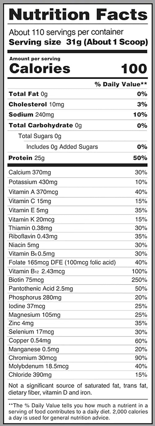 Isopure 7 Libras