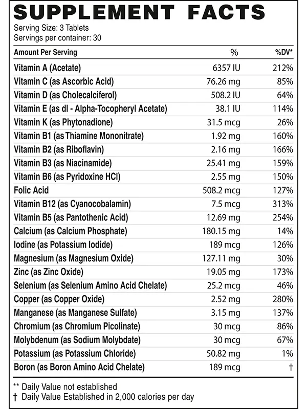 Multivitamínico Simply 90 Tabletas