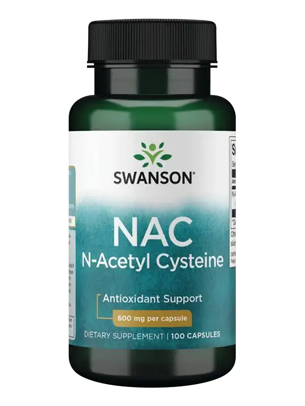 Nac Swanson 600 Mg 100 Cápsulas