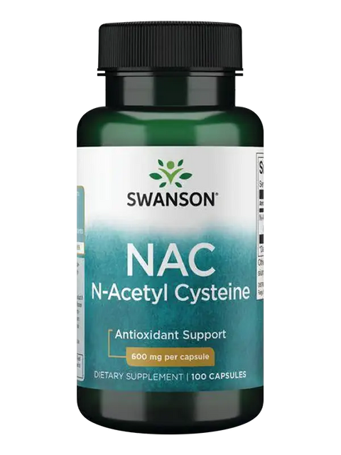 Nac Swanson 600 Mg 100 Cápsulas