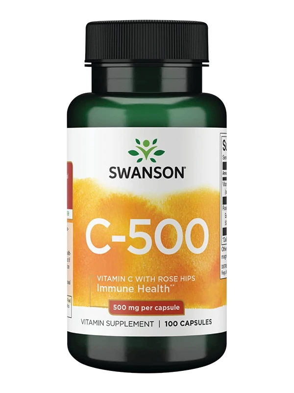 Vitamina C 500 Mg Swanson 100 Cápsulas